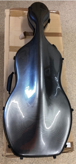 Hidersine Cello Case - Polycarbonate Carbon Fibre Effect - B-Stock - CL1867