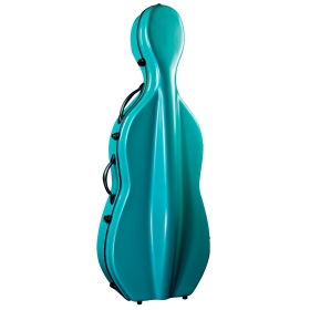 Hidersine Cello Case Fibreglass Light Green