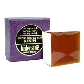 Hidersine Double Bass Rosin Medium, Temperate