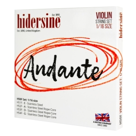 Hidersine Andante Violin String SET 1/16
