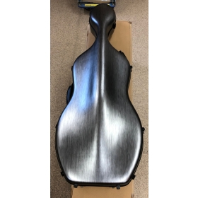 Hidersine Cello Case - Polycarbonate Brushed Silver - B-Stock - CL1865