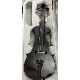 Hidersine Electric Violin Outfit - Black Flamed Maple Veneer - B-Stock - CL2135