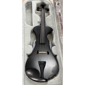 Hidersine Electric Violin Outfit - Black Flamed Maple Veneer - B-Stock - CL2136