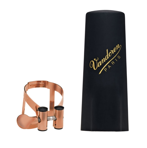 Vandoren Ligature & Cap Tenor Sax Pink Gold M/O+Plastic