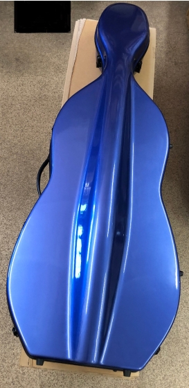 Hidersine Cello Case Fibreglass Blue - B-Stock - CL1877