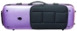 Hidersine Viola Case - Polycarbonate Oblong Brushed Purple