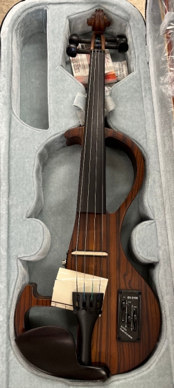 Hidersine Electric Violin Outfit - Zebrawood Finish - B-Stock - CL2068