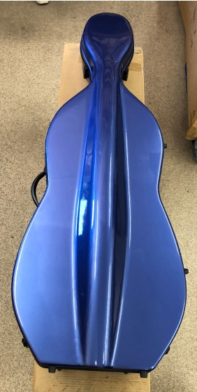 Hidersine Cello Case Fibreglass Blue - B-Stock - CL1878